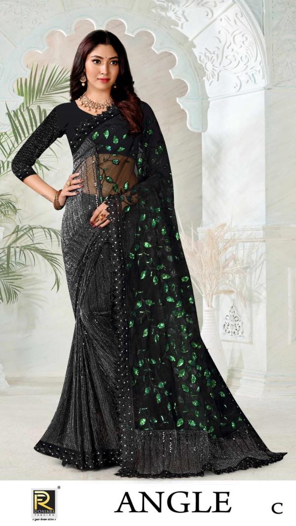 Ronisha Angle Exclusive Fancy  Designer Saree Collection